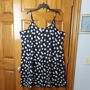 🆕 7th Element Women's Plus Casual Spaghetti Syrap Loose Dress Plus Size 5X, NEW